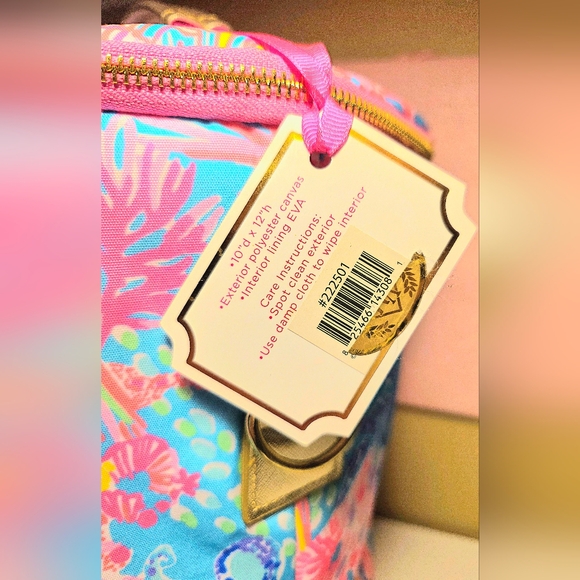 NWT Lilly Pulitzer Insulated Beach Cooler Bag Slendor In The Sand - Picture 7 of 8